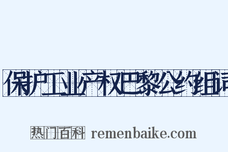 保护工业产权巴黎公约组词是什么意思的图片